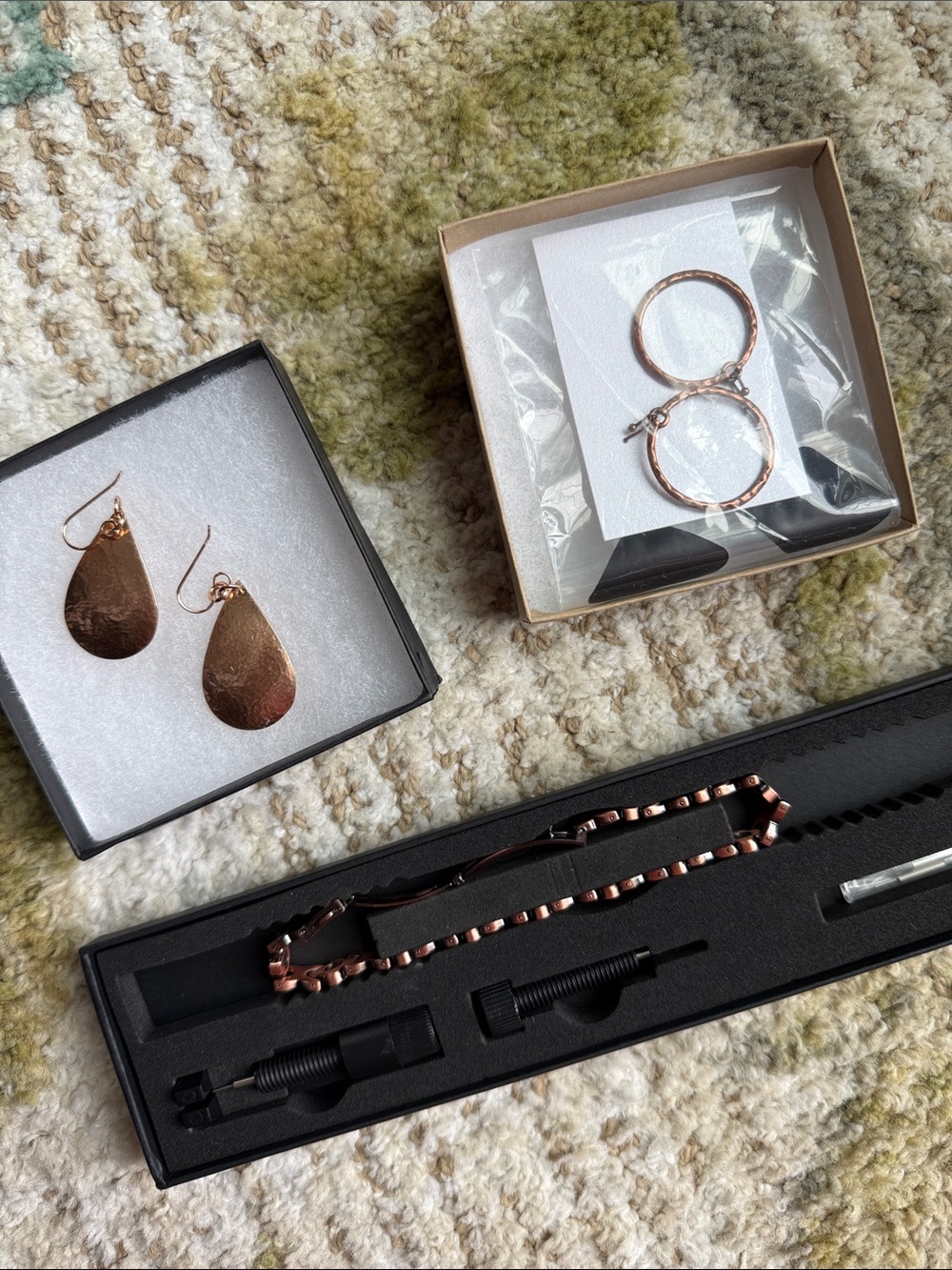Copper Jewelry Set